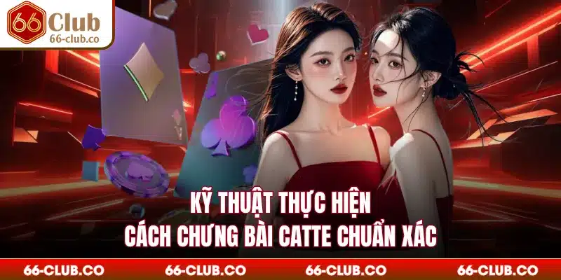Kỹ thuật thực hiện cách chưng bài catte chuẩn xác